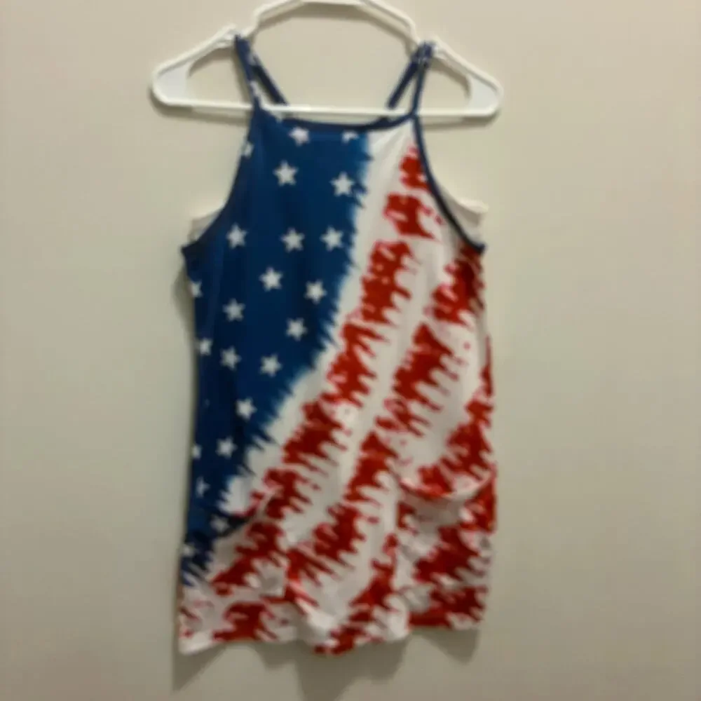 Patriotic Tie Dye Dress Size 14